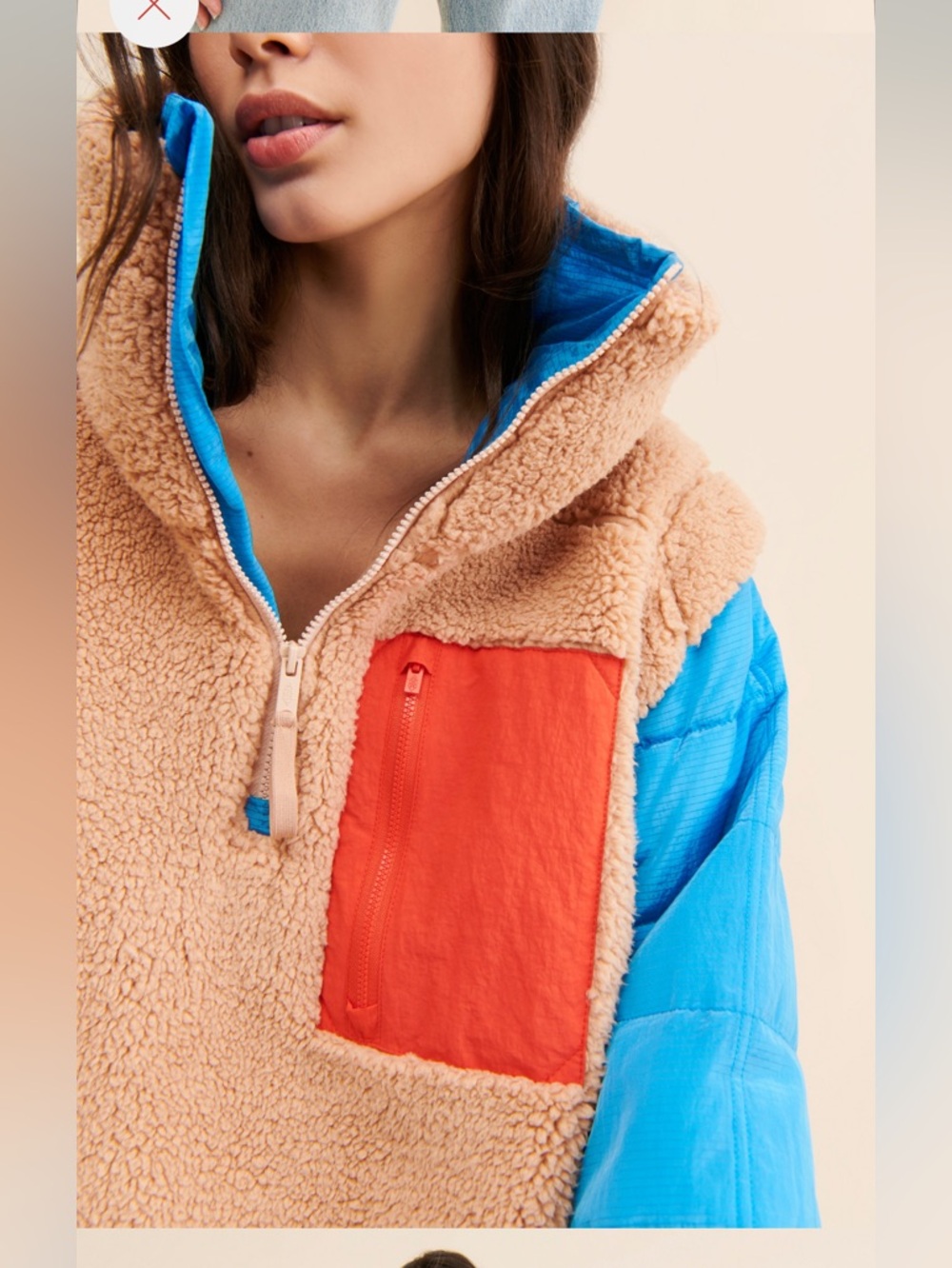 Free People Scenic Route Colorblock Pullover